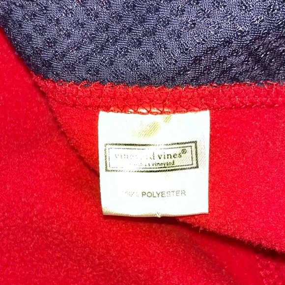 Vineyard Vines Fleece Pullover Quarter Zip Adult M - Picture 5 of 10